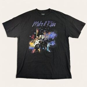 DGK Make It Rain Black Graphic Biker Tee Men XL Streetwear 100% Cotton Unisex